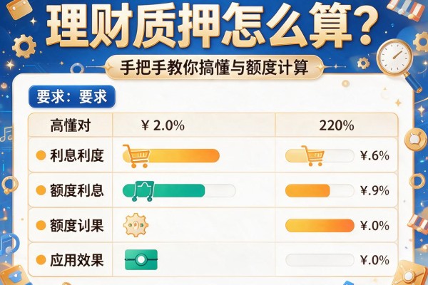 理财质押怎么算？手把手教你搞懂利息与额度计算