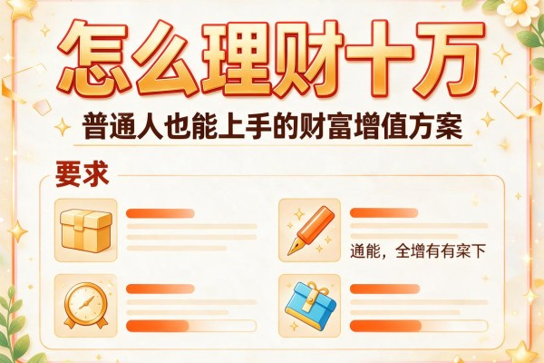 怎么理财十万：普通人也能上手的财富增值方案
