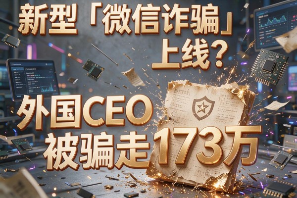 新型「微信诈骗」上线？外国CEO被骗走173万