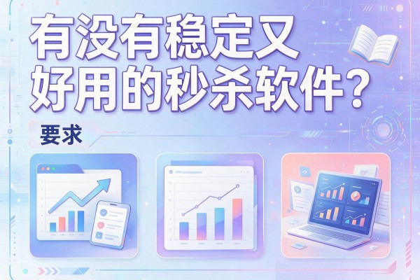 有没有稳定又好用的秒杀软件？