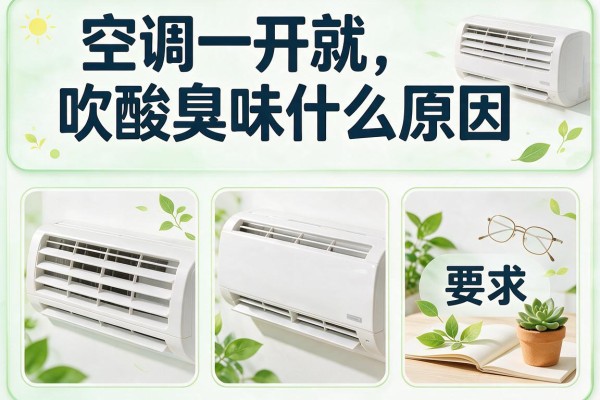空调一开就吹酸臭味什么原因