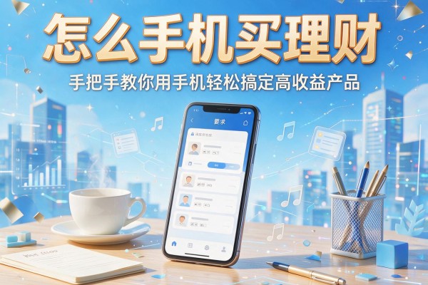 怎么手机买理财：手把手教你用手机轻松搞定高收益产品