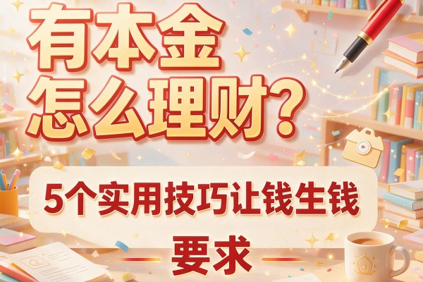 有本金怎么理财？5个实用技巧让钱生钱