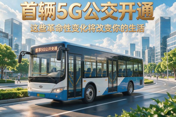 首辆5G公交开通 这些革命性变化将改变你的生活