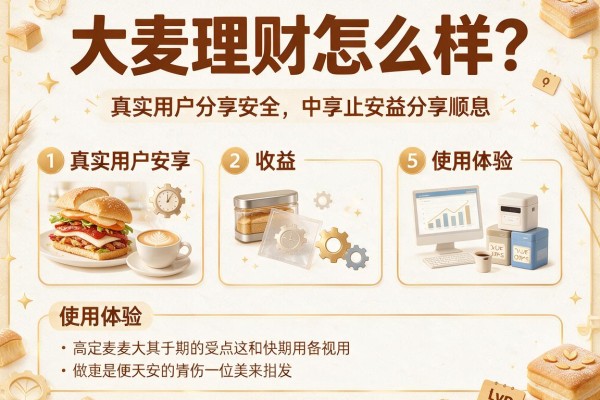 大麦理财怎么样？真实用户分享安全、收益与使用体验