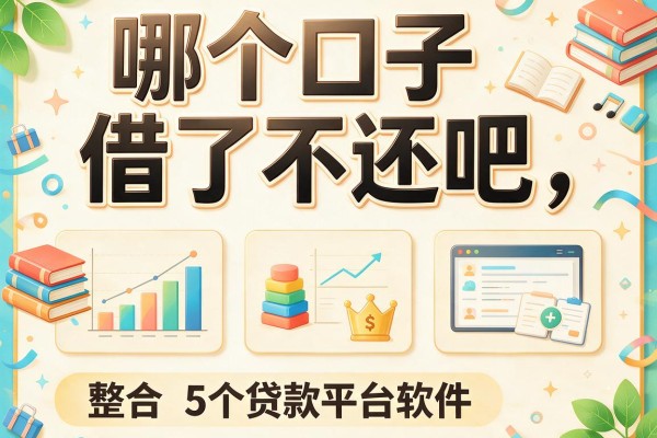 哪个口子借了不还吧，整合5个贷款平台软件