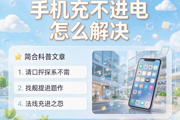 手机充不进电怎么解决？