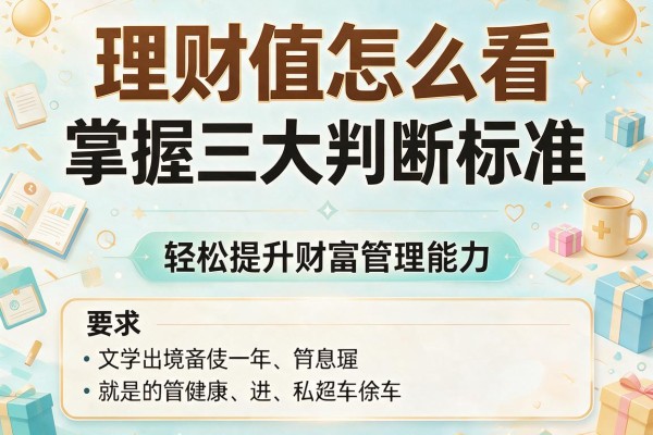理财值怎么看掌握三大判断标准，轻松提升财富管理能力