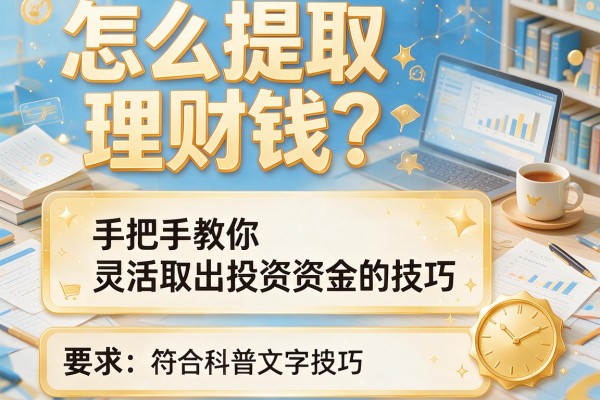 怎么提取理财钱？手把手教你灵活取出投资资金的技巧