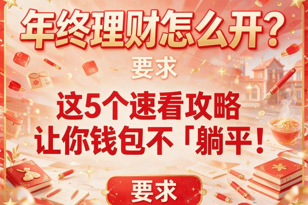 年终理财怎么开？这5个速看攻略让你钱包不「躺平」！