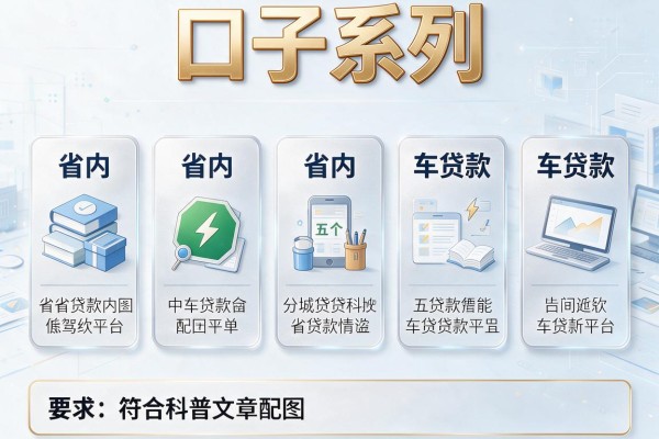 口子系列，省内五个车贷款平台