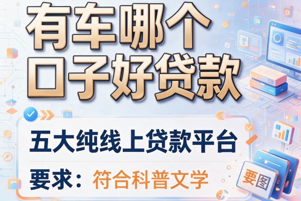 有车哪个口子好贷款，五大纯线上贷款平台