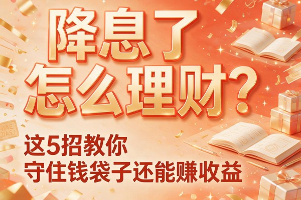 降息了怎么理财？这5招教你守住钱袋子还能赚收益