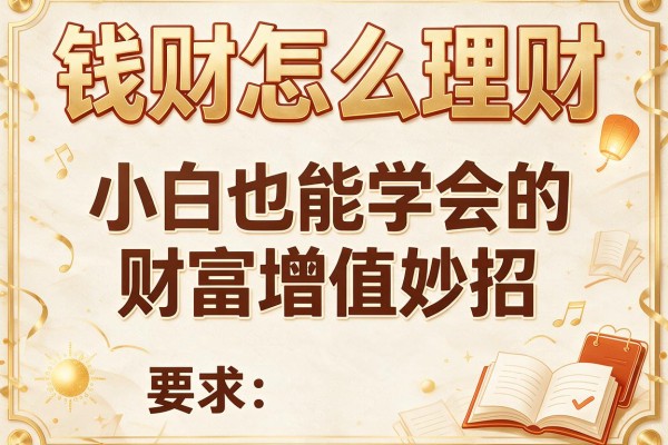钱财怎么理财：小白也能学会的财富增值妙招