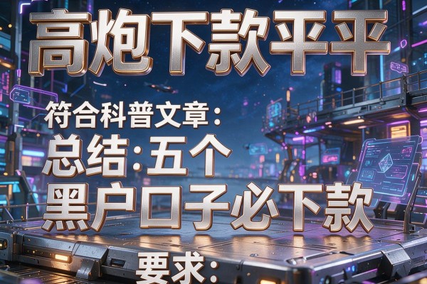 高炮下款平台，总结五个黑户口子必下款