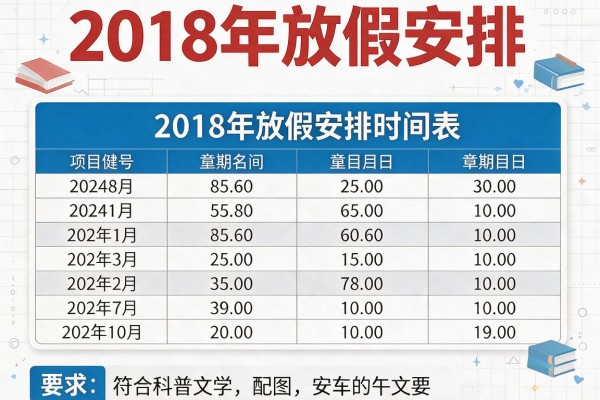 2018年放假安排 2018年放假安排时间表
