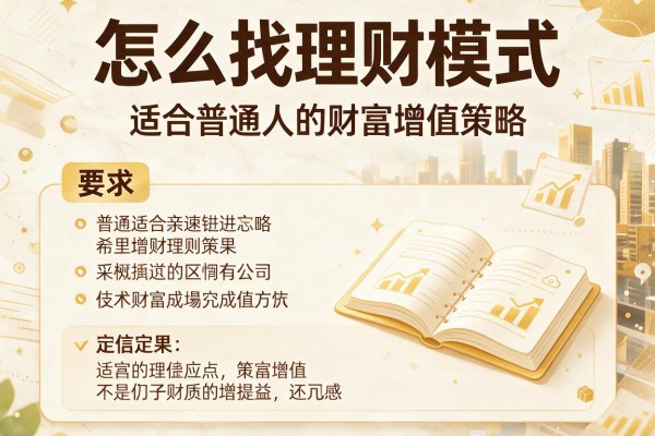 怎么找理财模式：适合普通人的财富增值策略