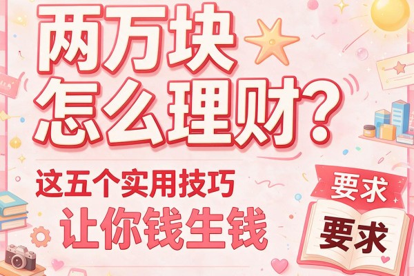 两万块怎么理财？这五个实用技巧让你钱生钱