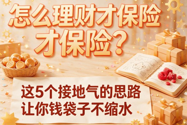 怎么理财才保险？这5个接地气的思路让你钱袋子不缩水
