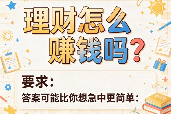 理财怎么赚钱吗？答案可能比你想象中更简单