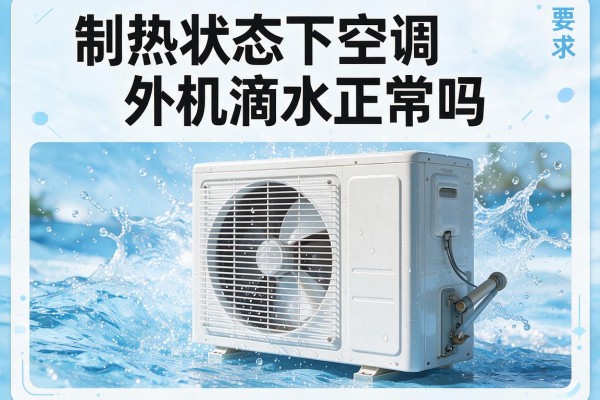 制热状态下空调外机滴水正常吗