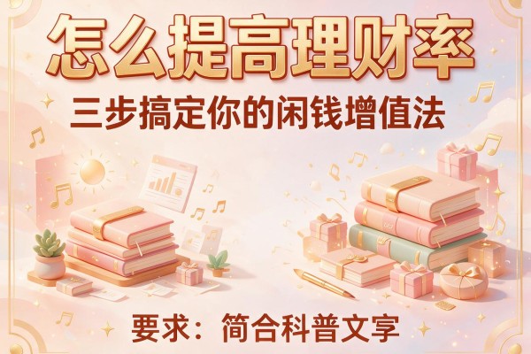 怎么提高理财率：三步搞定你的闲钱增值法