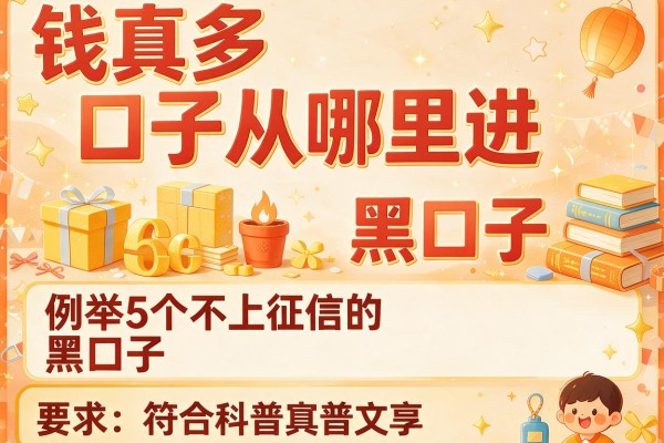 钱真多口子从哪里进，例举5个不上征信的黑口子