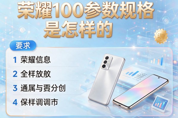 荣耀100参数规格是怎样的？