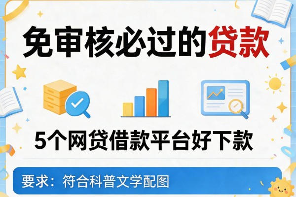 免审核必过的贷款，例举5个网贷借款平台好下款