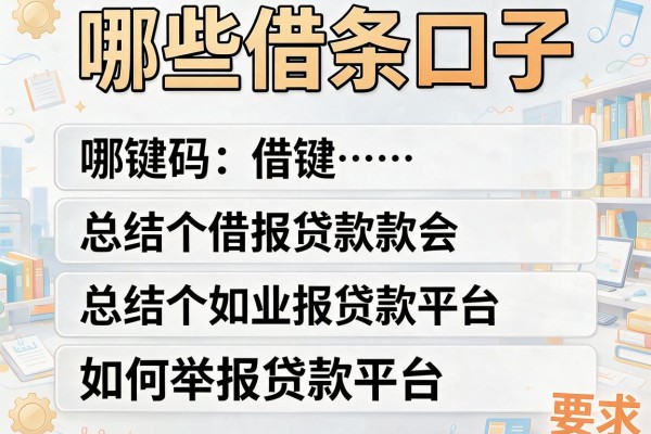 哪些借条口子，总结五个如何举报贷款平台