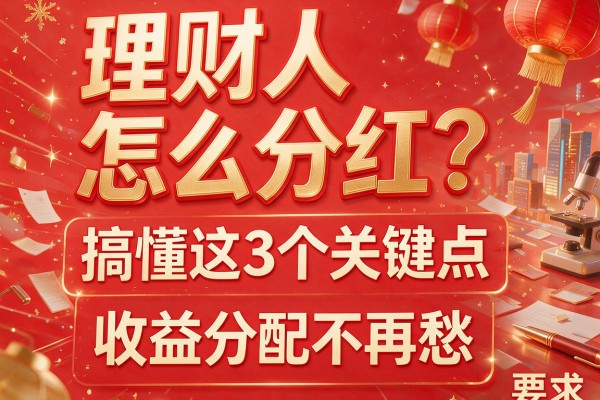理财人怎么分红？搞懂这3个关键点，收益分配不再愁！
