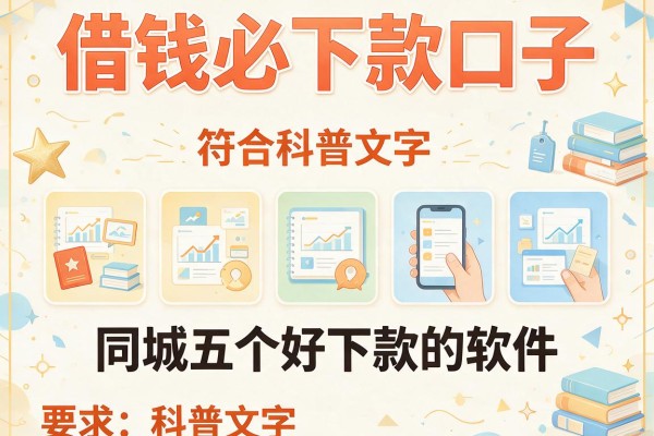 借钱必下款口子，同城五个好下款的软件