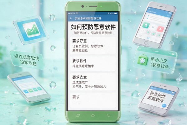 安卓手机如何预防恶意软件？