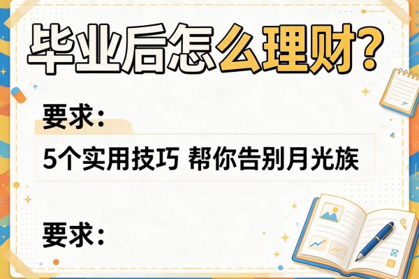 毕业后怎么理财？5个实用技巧帮你告别月光族