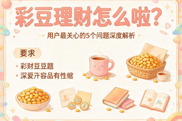 彩豆理财怎么啦？用户最关心的5个问题深度解析