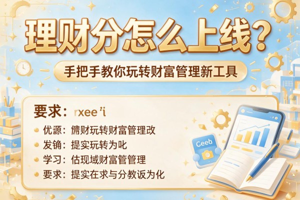 理财分怎么上线？手把手教你玩转财富管理新工具