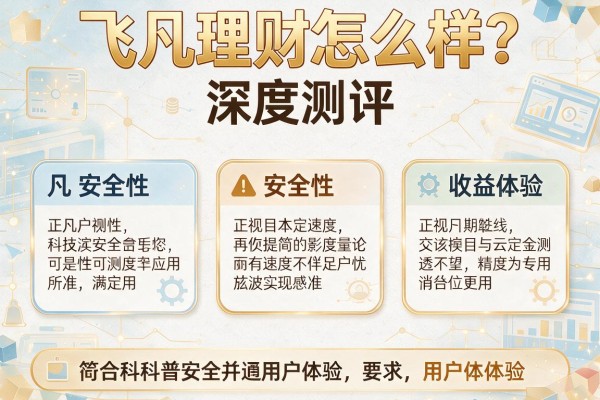 飞凡理财怎么样？深度测评其安全性、收益与用户体验