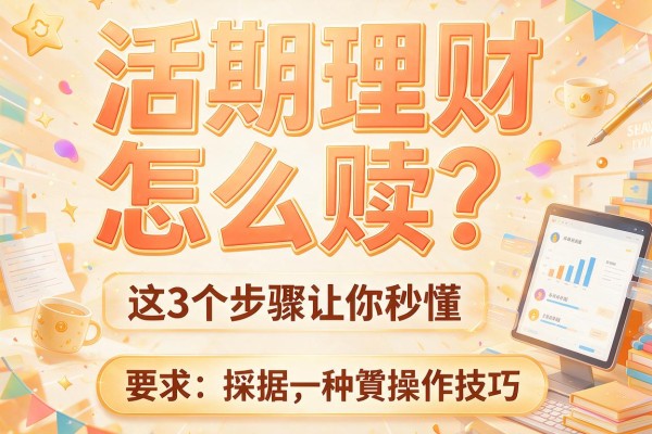 活期理财怎么赎？这3个步骤让你秒懂操作技巧