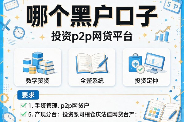 哪个黑户口子，例举5个投资p2p网贷平台