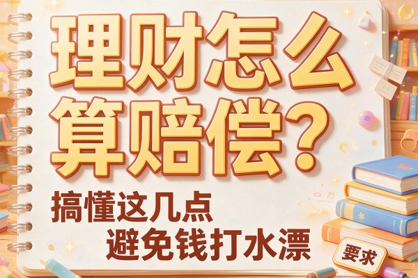 理财怎么算赔偿？搞懂这几点避免钱打水漂