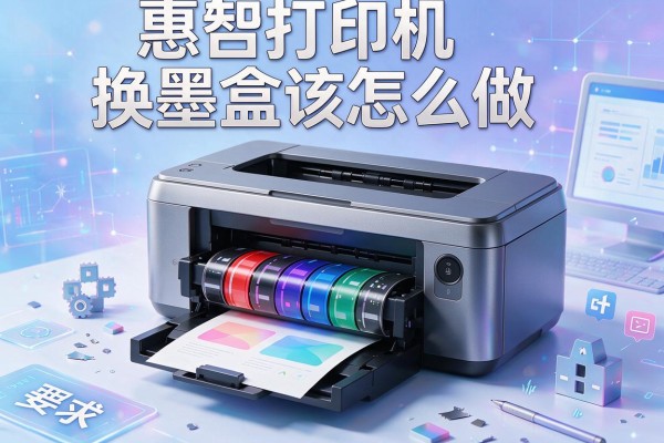惠普打印机换墨盒该怎么做