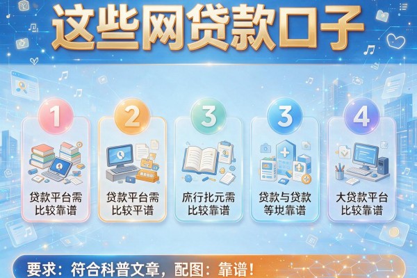 这些网贷款口子，五大贷款平台比较靠谱