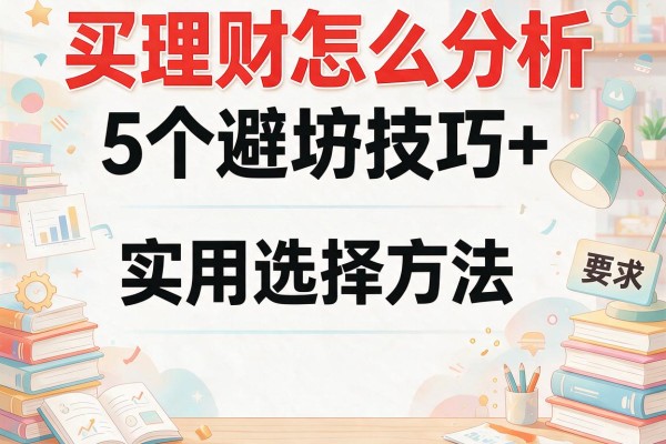 买理财怎么分析：5个避坑技巧+实用选择方法