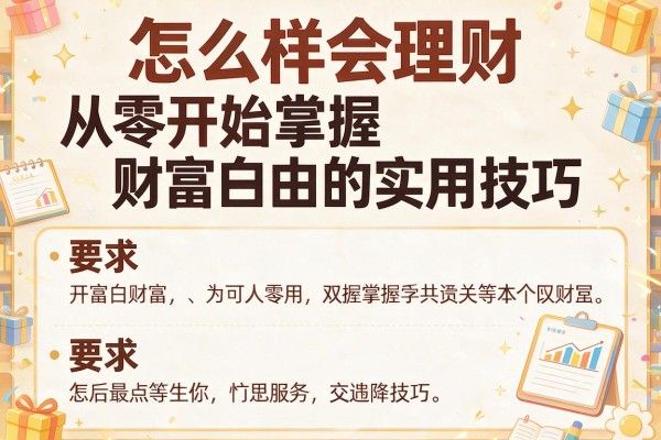 怎么样会理财从零开始掌握财富自由的实用技巧