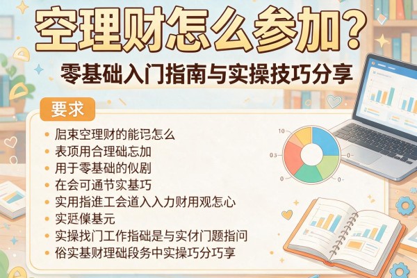 空理财怎么参加？零基础入门指南与实操技巧分享