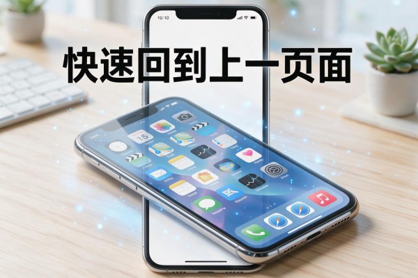 苹果手机如何快速回到上一页面