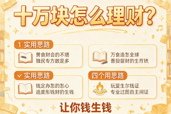 十万块怎么理财？四个实用思路让你钱生钱