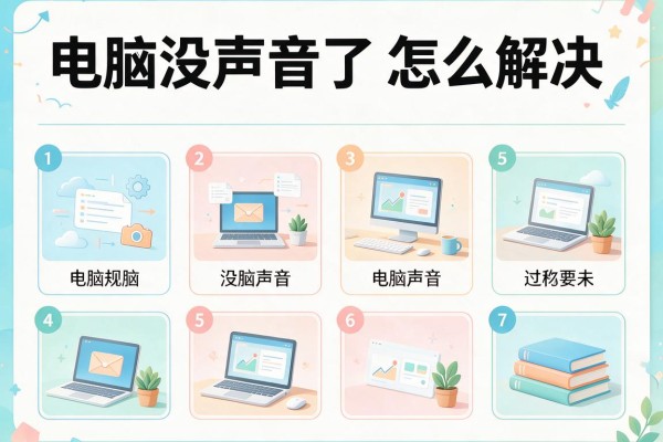电脑没声音了怎么解决？