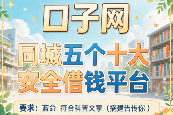 口子网，同城五个十大安全借钱平台