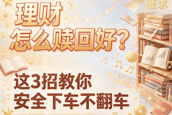 理财怎么赎回好？这3招教你安全下车不翻车